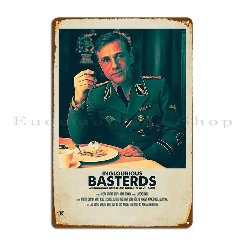 Металлическая вывеска Inglourious Basterds