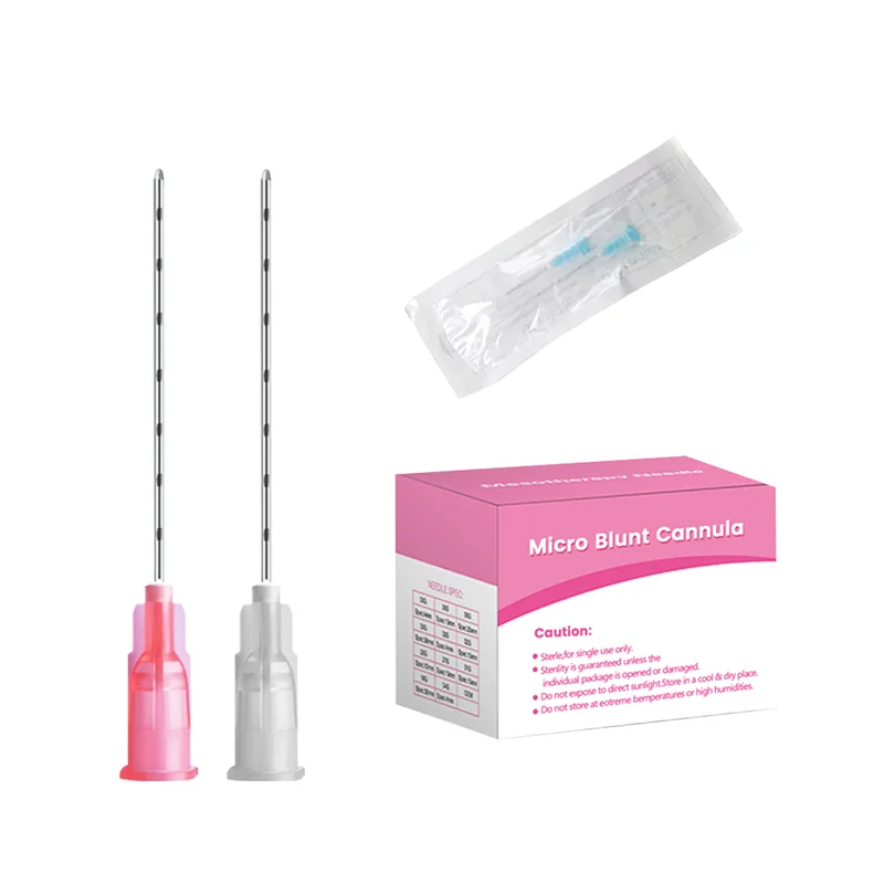 Заводские одноразовые микро-канюли с тонкими наконечниками 18G, 20G, 22G, 23G, 25G, 27G, 30G, 38 мм, 50 мм, 70 мм, стерильные, с тупым концом (art.: 3920da7d3e2be) - 3920da7d3e2be