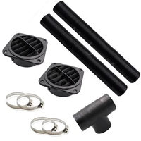 75mm car heater replacement kits air diesel parking heater ducting pipe air vent outlet hose tube connector whose clips