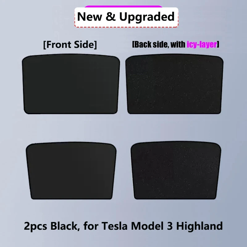 

Tesla Model 3+ Highland 2024 Солнцезащитный Козырек На Крыше С Ремешком Из Терилена И Отделкой Из Ледяного Кристалла Переднее...