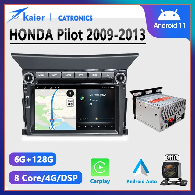 CATRONICS Android 11 DSP Octa Core For Honda Pilot 2009-2013 Car DVD Player Stereo Radio Multimedia GPS Navigation 4G Auto Radio 1