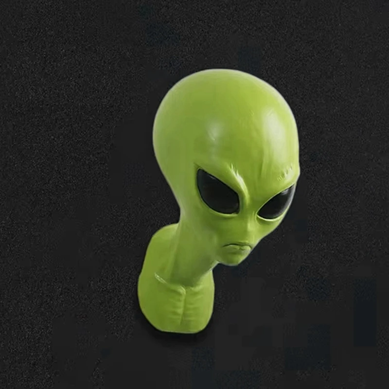 Green Saucerman Ornaments 3D Wall Art Funny Home Pendant Decorations Gifts For Science Fiction Lovers
