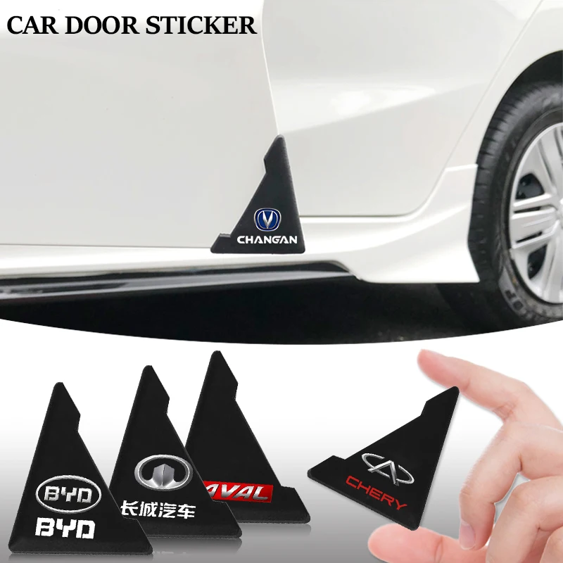 

2Pc Car Door Corner Anti-Collision Sticker for Mustang Zapatillas Miniatura Gt Shelby 2005 2015 Mujer 2012 Shelby Accessories