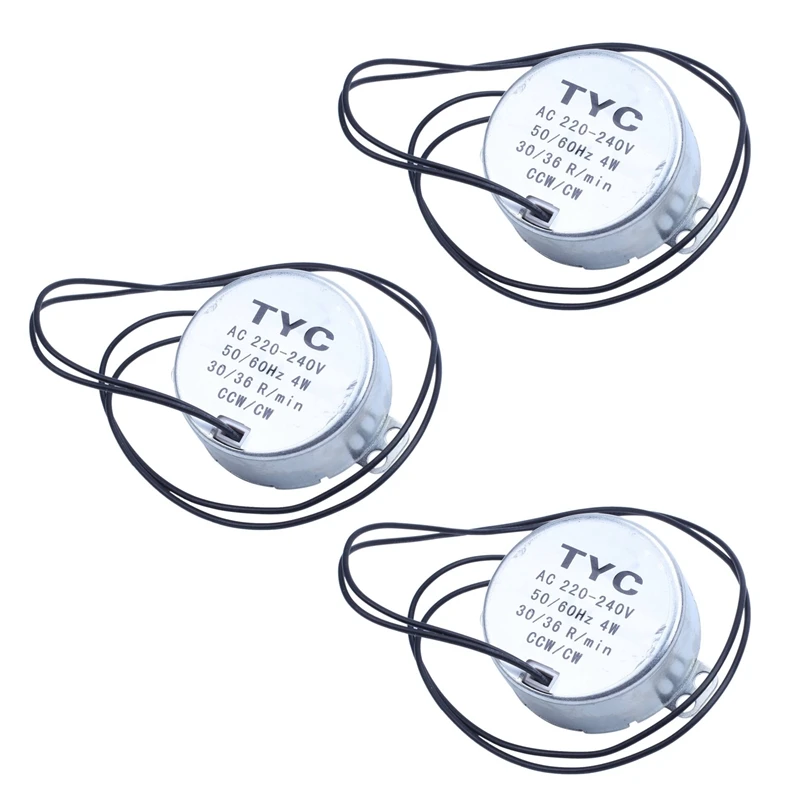 

3X AC 220/240V 30RPM 4W CCW/CW синхронный двигатель с двухсторонним управлением