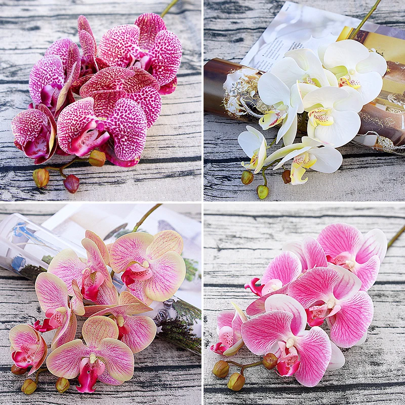

Artificial Butterfly Orchid Valentines Day Decor Flowers Vafake Moth Flor Orchid Flower For Wedding Decoration Home Decor Flore