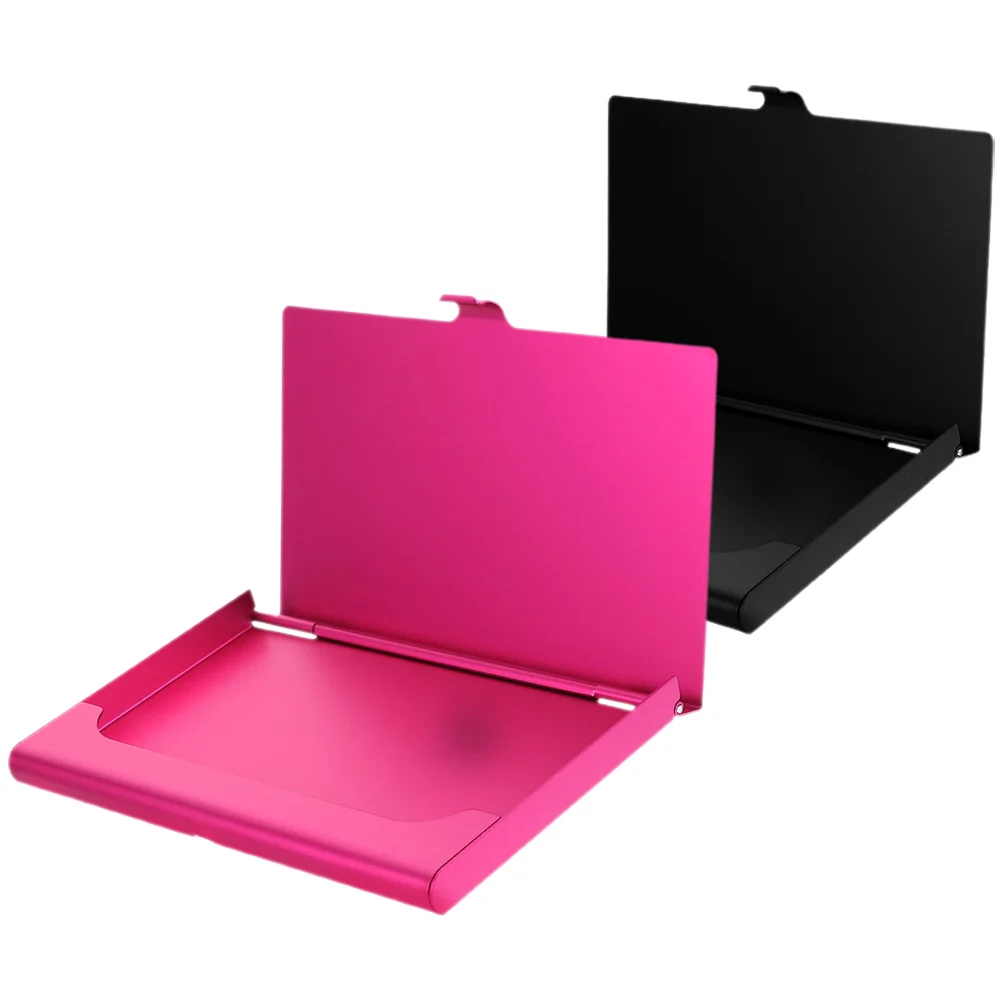 

2Pcs Blank Card Box Sublimation Business Card Box Name Card Holder Heat Transfer Name Card Box