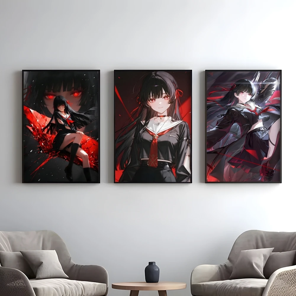 Фото Постер Game Chisa W-wuthering Waves, элегантные и доступные по цене настенные художественные наклейки для общежития, гостиной и спальни. №2