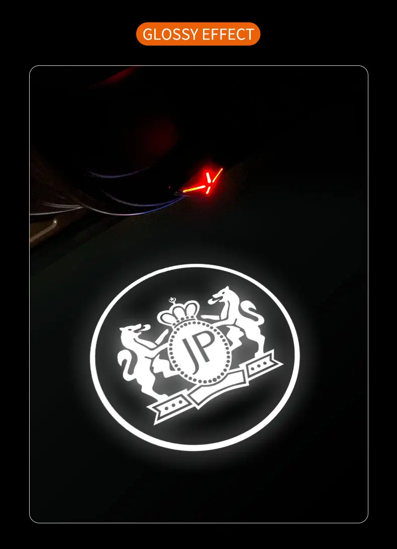 

for JP VIP refit pieces 2pcs car door projection warning light accessories