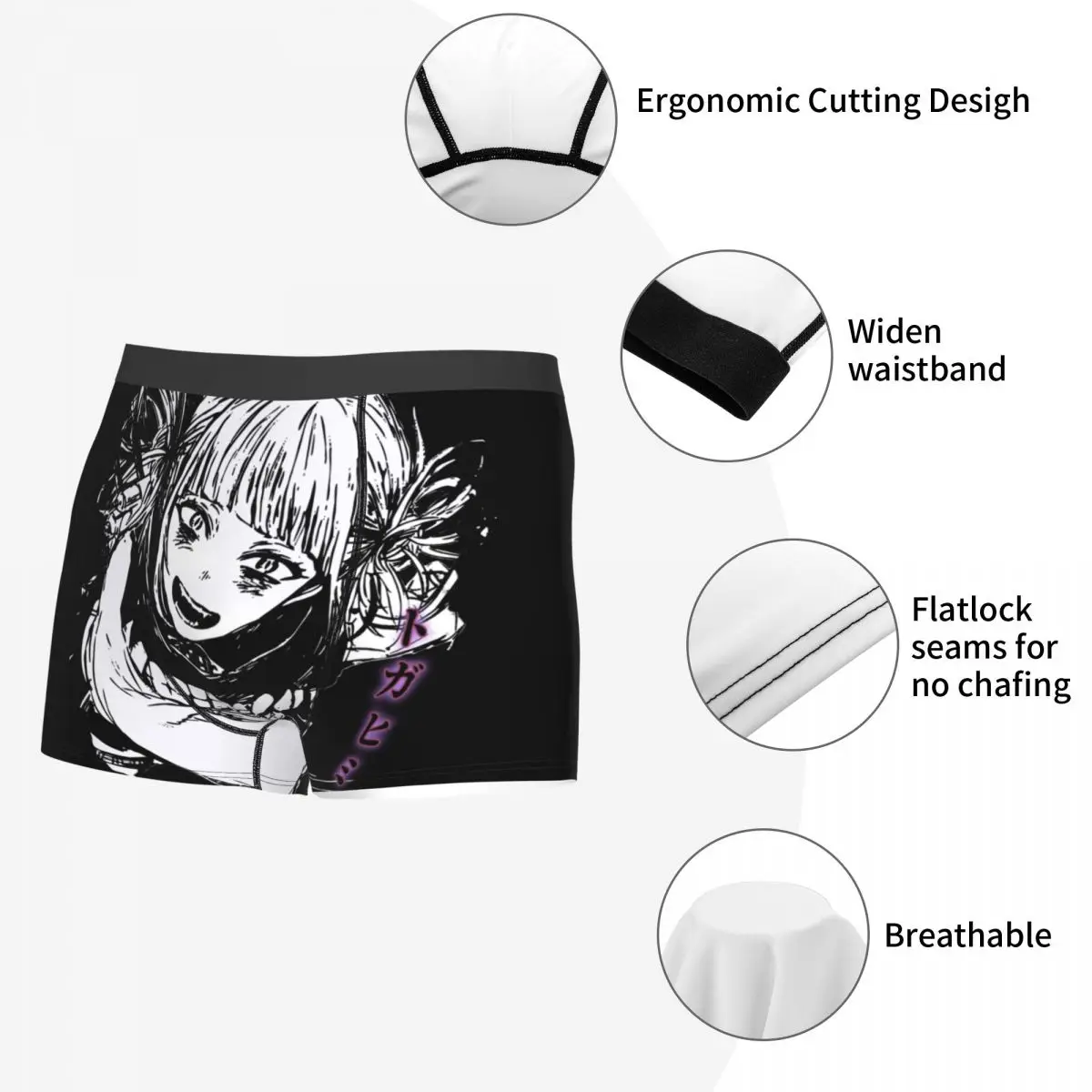 Мужское нижнее белье Himiko химико Тога Boku no My Hero Академия Аниме Манга комикс