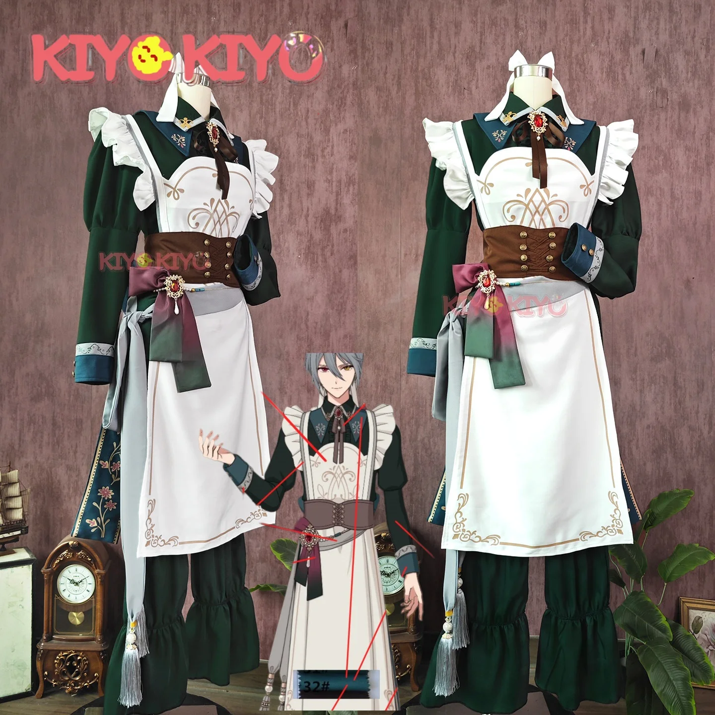 Фото Косплей-костюм «Обещание волшебника Оуэна» от KIYO-KIYO для Хэллоуина и игр. Возможен индивидуальный пошив по размеру. №1