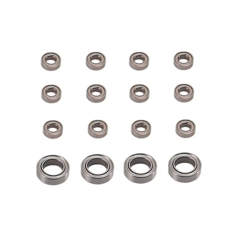

WPL C14 C24 B14 B24 B16 B36 MN D90 MN-90 MN99S 16PCS Steel Bearing 3x6x2mm 6x10x3mm RC Car Spare Parts Upgrade Accessories
