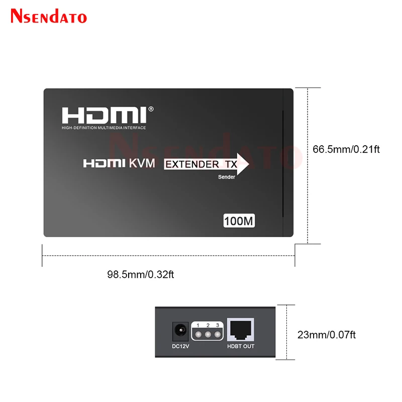 Адаптер HDMI для ТВ-приемника HDCP 4K 100 м RJ45 |
