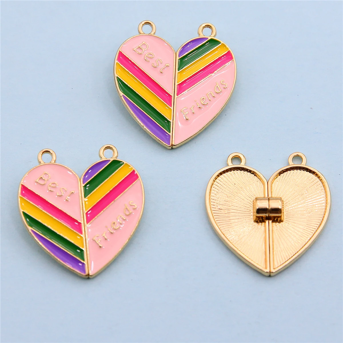 5 компл. красочные эмалированные магниты/единорог/солнечник/фикс/авокадо/сердце