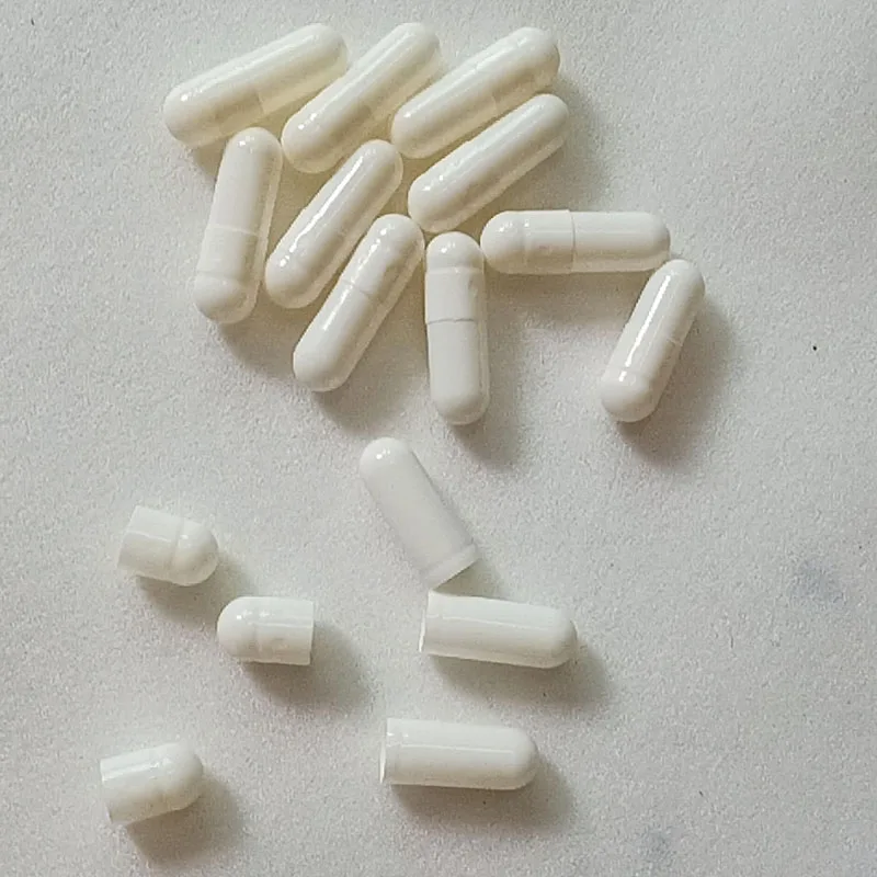 1000 шт./лот Бесплатная доставка белые желатиновые пустые капсулы для таблеток