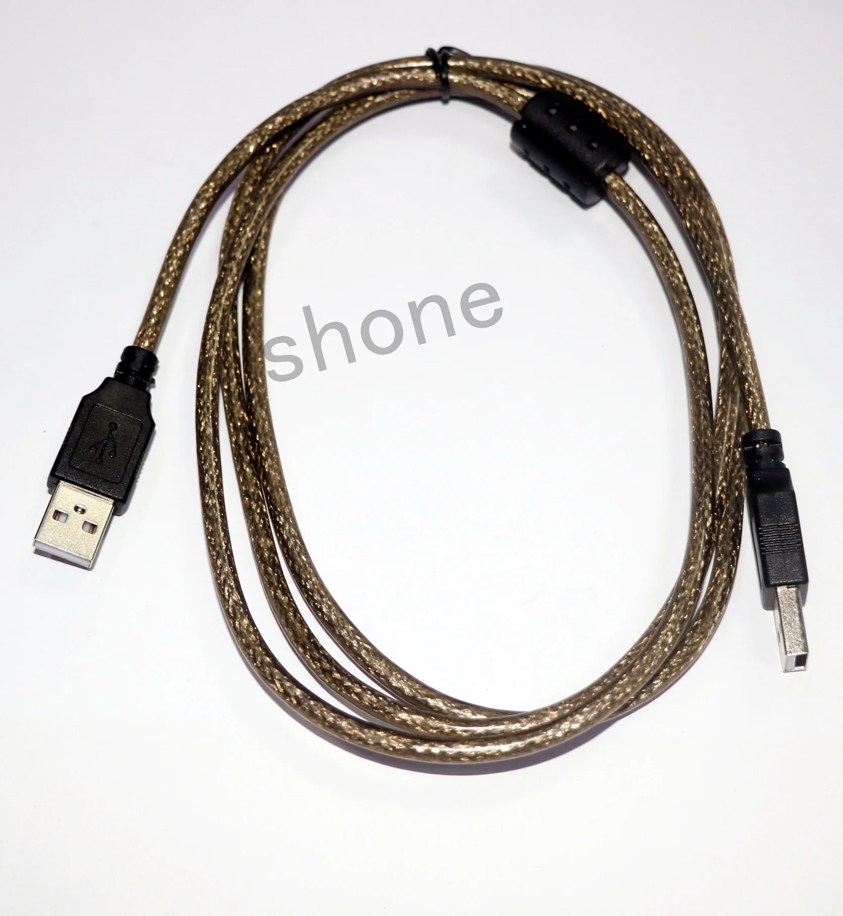 

USB public-to-public data line, high-grade dual USB 2.0 data line, hard disk data line, transparent black to copy line