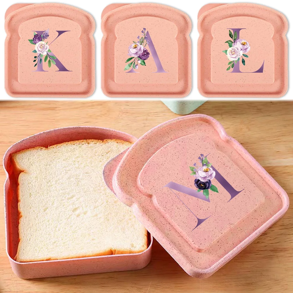 Портативный Ланч-бокс для тостов Bento сохраняющий свежесть органайзер хлеба с