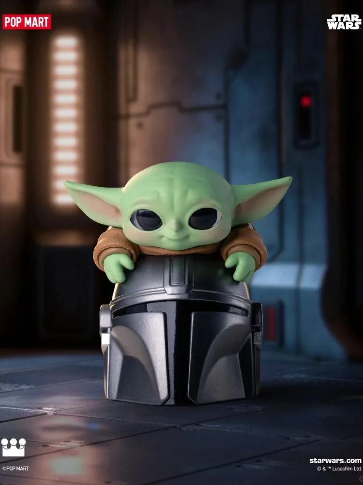 Фото Popmart Star Wars Grogu Tiny But Mighty Series: Коллекционная фигурка-сюрприз в закрытой упаковке, милая аниме-фигурка, подарок на день рождения №3