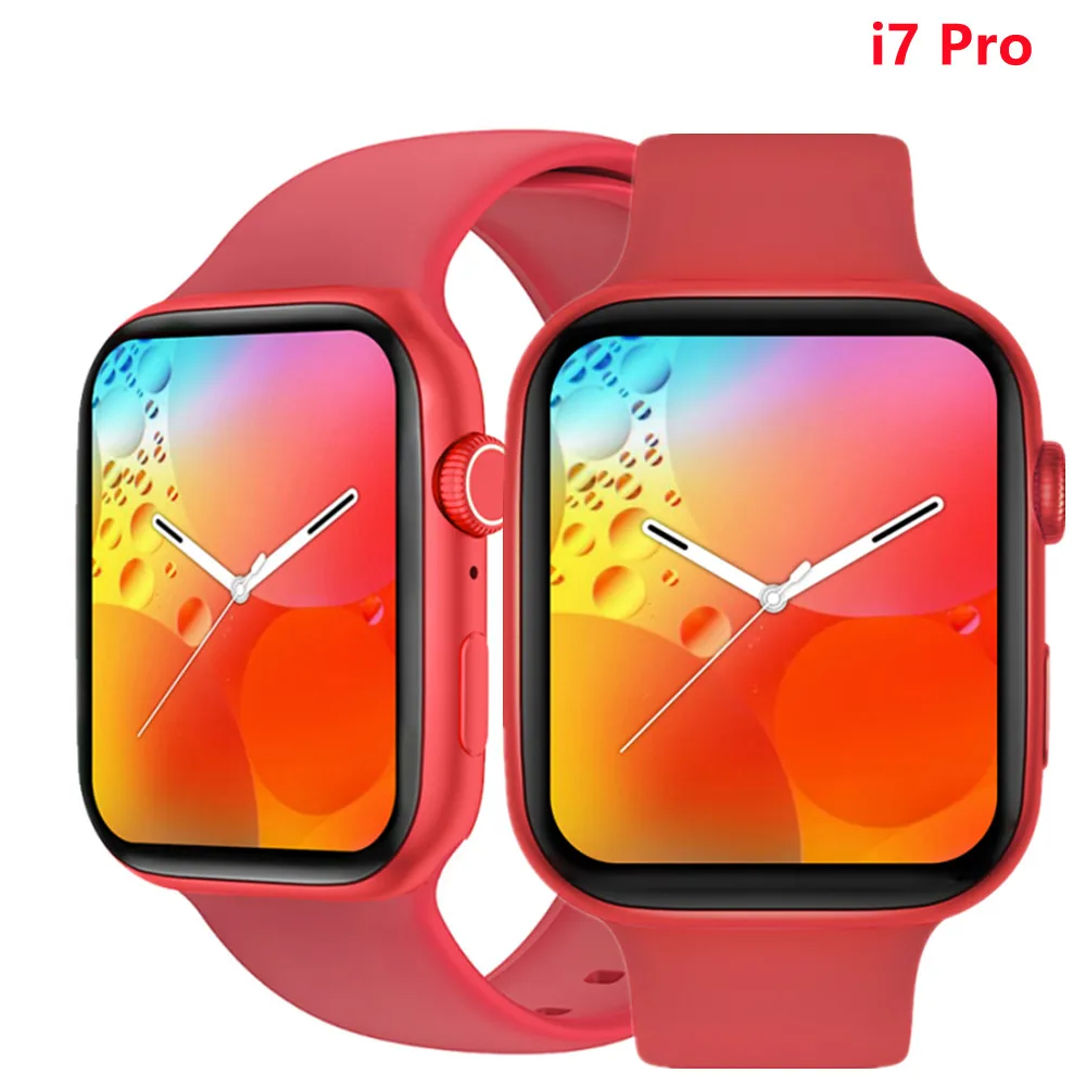 

IWO14 Series 7 Smart Watch I7 Pro Men Sport BT Call Women Heart Rate Blood Pressure Wristbands For Apple IOS Android SmartWatch
