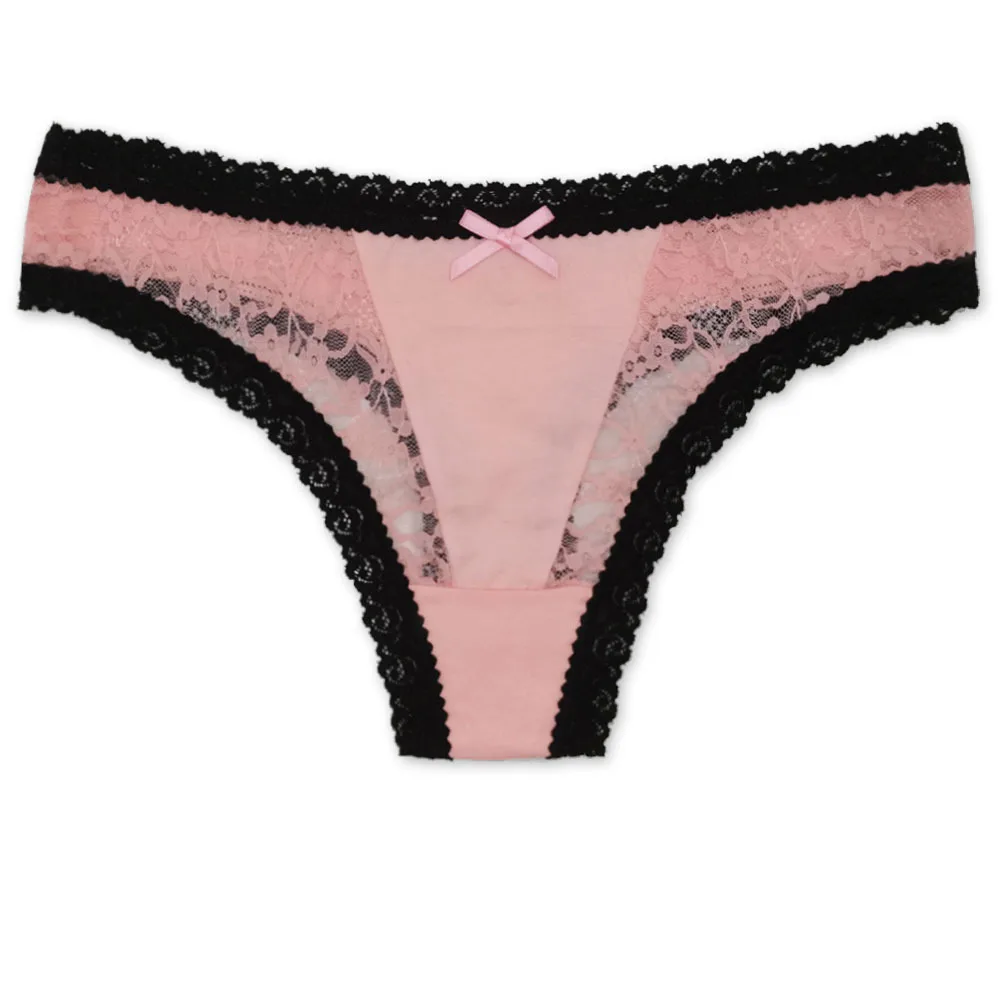 

72PCS Sexy Lace Thong Women Low Waist Panties Transparent Underwear Ladies Lingere Panty Underware Womens G String