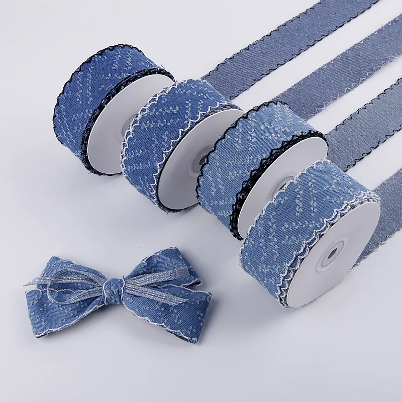 10 ярдов 100 25 мм 40 ковбойская окантовка волнистые края лента материалы ручной