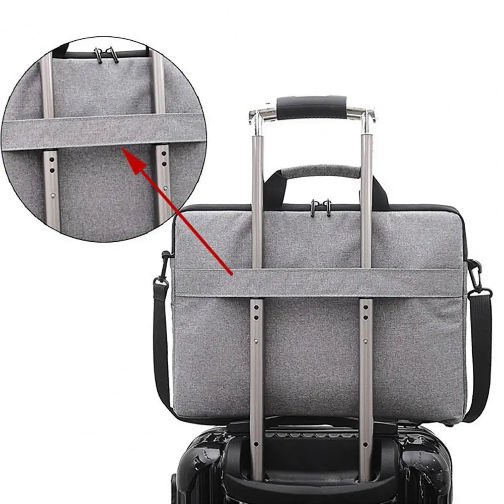 Водонепроницаемая практичная сумка для ноутбука, сумка на плечо для компьютера, легкая ультратонкая сумка для ноутбука для рабочих