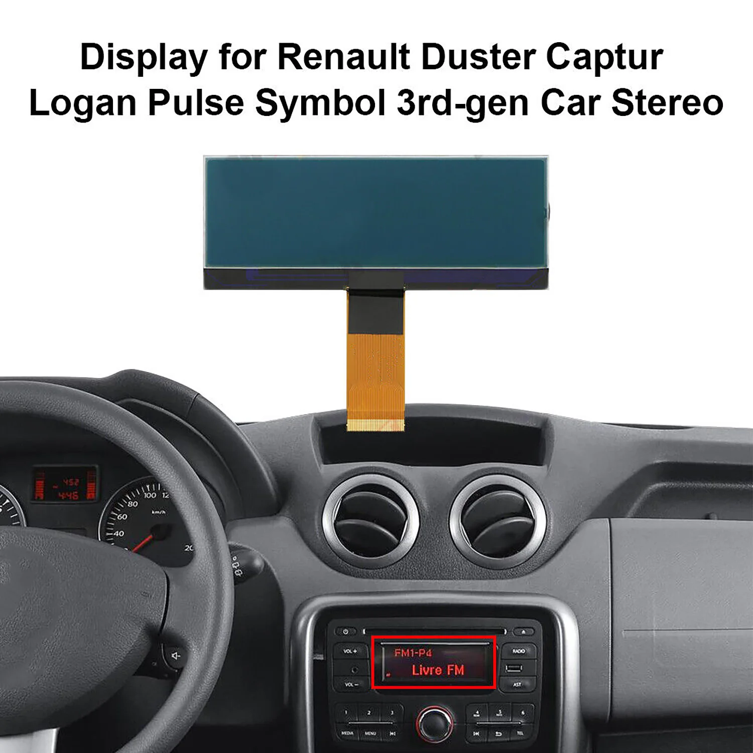 ЖК-дисплей 3-го поколения автомобильное радио стереопанель для Renault Duster Captur Logan