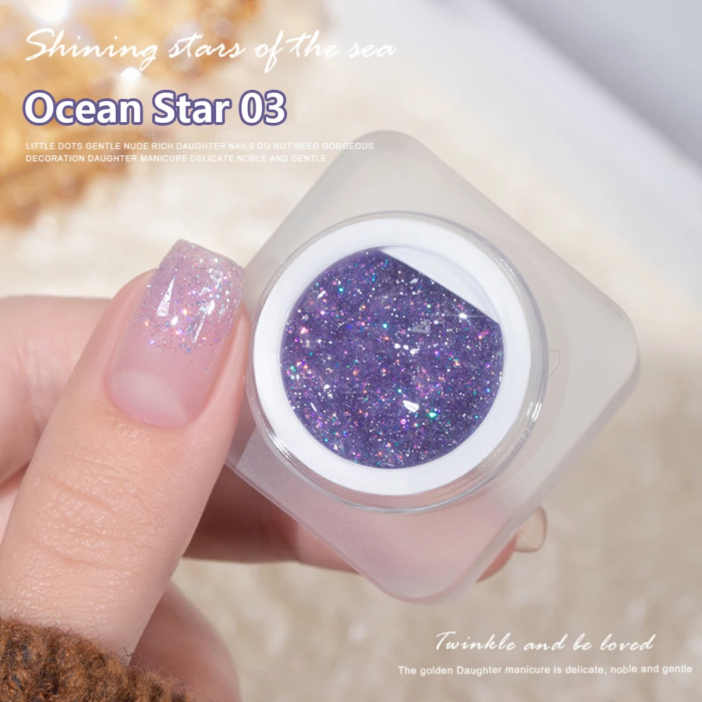 

Diy Nails Nail Gel Polish 8g Ocean Star Nail Art Platinum Uv Nail Gel Glitter Shiny Nails Nail Varnish Lacquer Nail Accessories