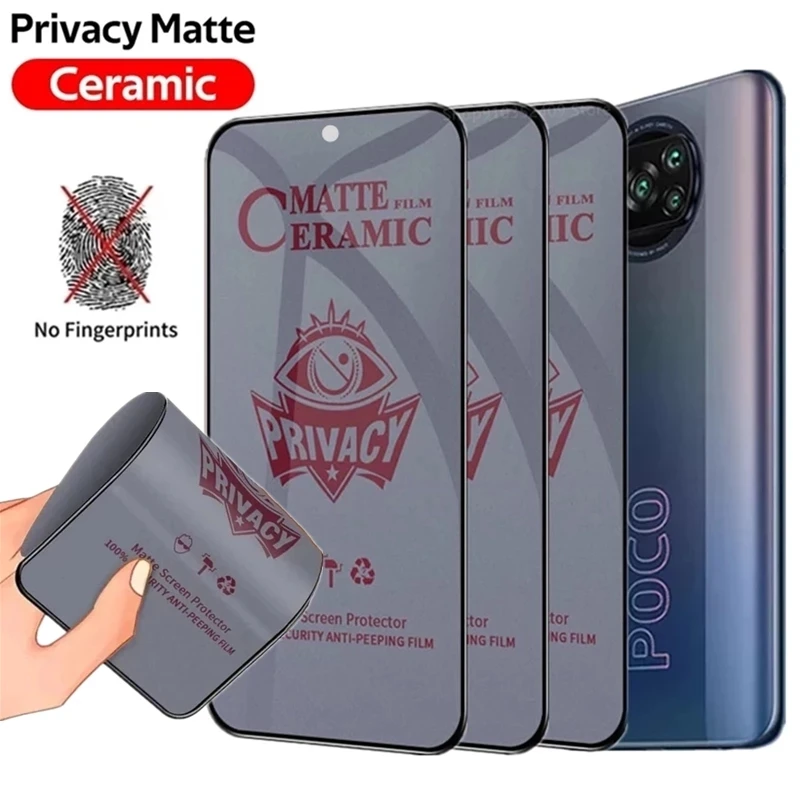 Screen Protector For VIVO Y15S Y15A Y01 Y52S Y31S Y77 Y72 Y52 Y02S Films Privacy Ceramic Anti-Spy Gaming 2PCS 4PCS Full