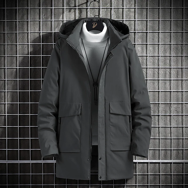 

Thick Down & Parka Coat Oversize 6XL 7XL 8XL 2023 Brand Keep Warm Winter Men's Outside Sport Padded Jacket