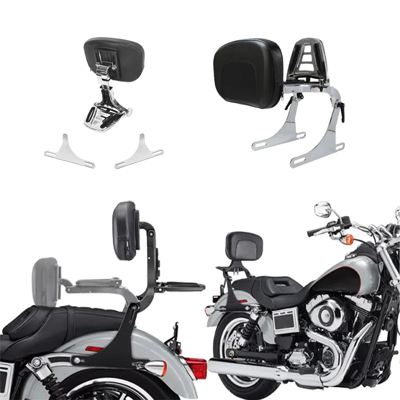 Фото Multi Puporse для Dyna Street Bob Low Rider Super Glide Wide Glide FXDB FXDL 2006-2017, аксессуары для мотоциклов, спинка Sissybar №1