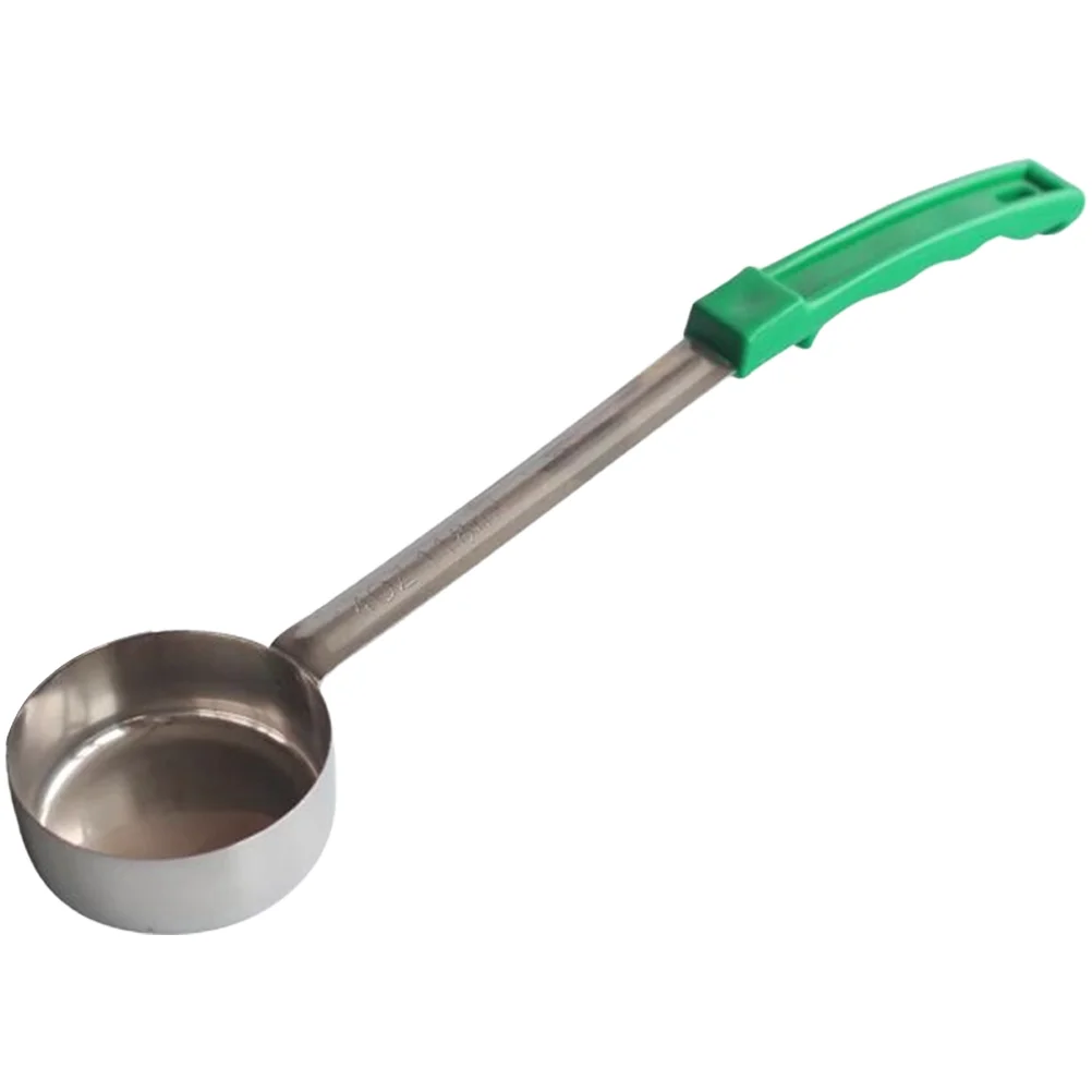 

Spoon Ladle Sauce Portion Soup Pizza Spread Measuring Kitchen Serving Gravy Scoop Control Spoons Handle Cooking Stainless