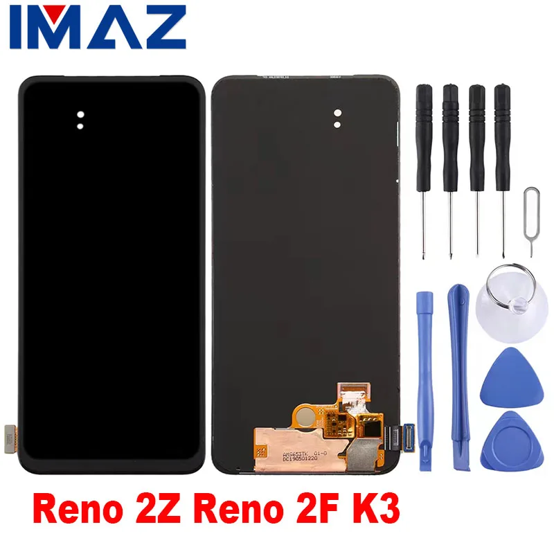 

AMOLED для OPPO Reno 2Z Reno 2F K3 ЖК-дисплей сенсорный экран дигитайзер в сборе Ремонт Запасные части