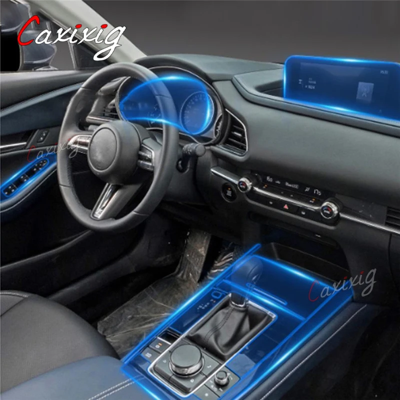 Защитная пленка для салона автомобиля прозрачная защитная из ТПУ против царапин