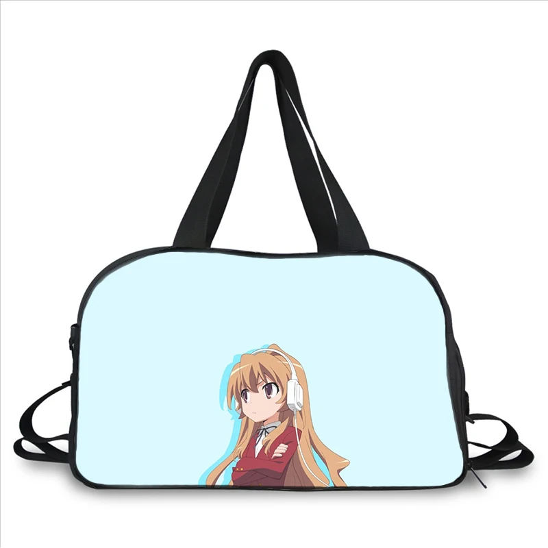 Anime Toradora Aisaka Taiga 3D printing fashion trend portable large capacity multi function messenger bag travel bag