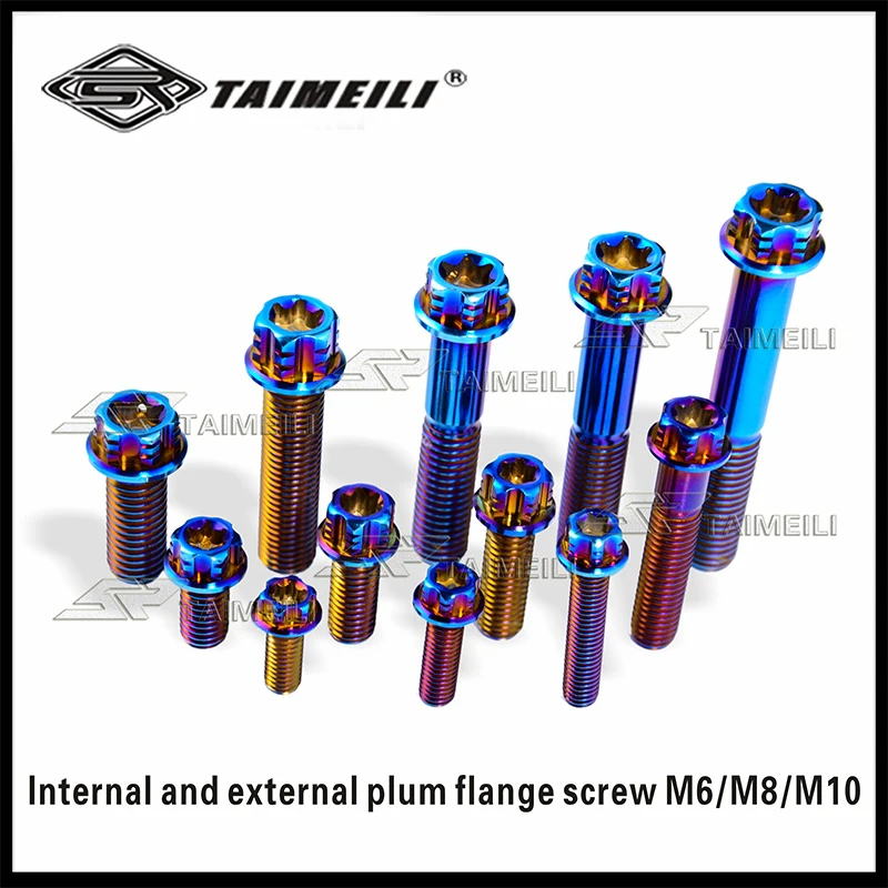 

TAIMEILI Титановые винты Torx M6/8/10х15/20/25/30/35/40/55/60/70 мм