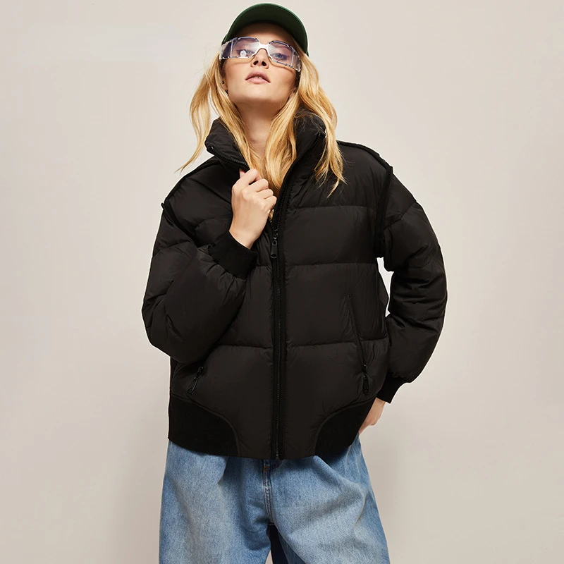 Autumn and Winter Women's Down Jacket Edition of The New Small Bread Jacket Duck Down Warm Jacket Winter Jacket Women Coat