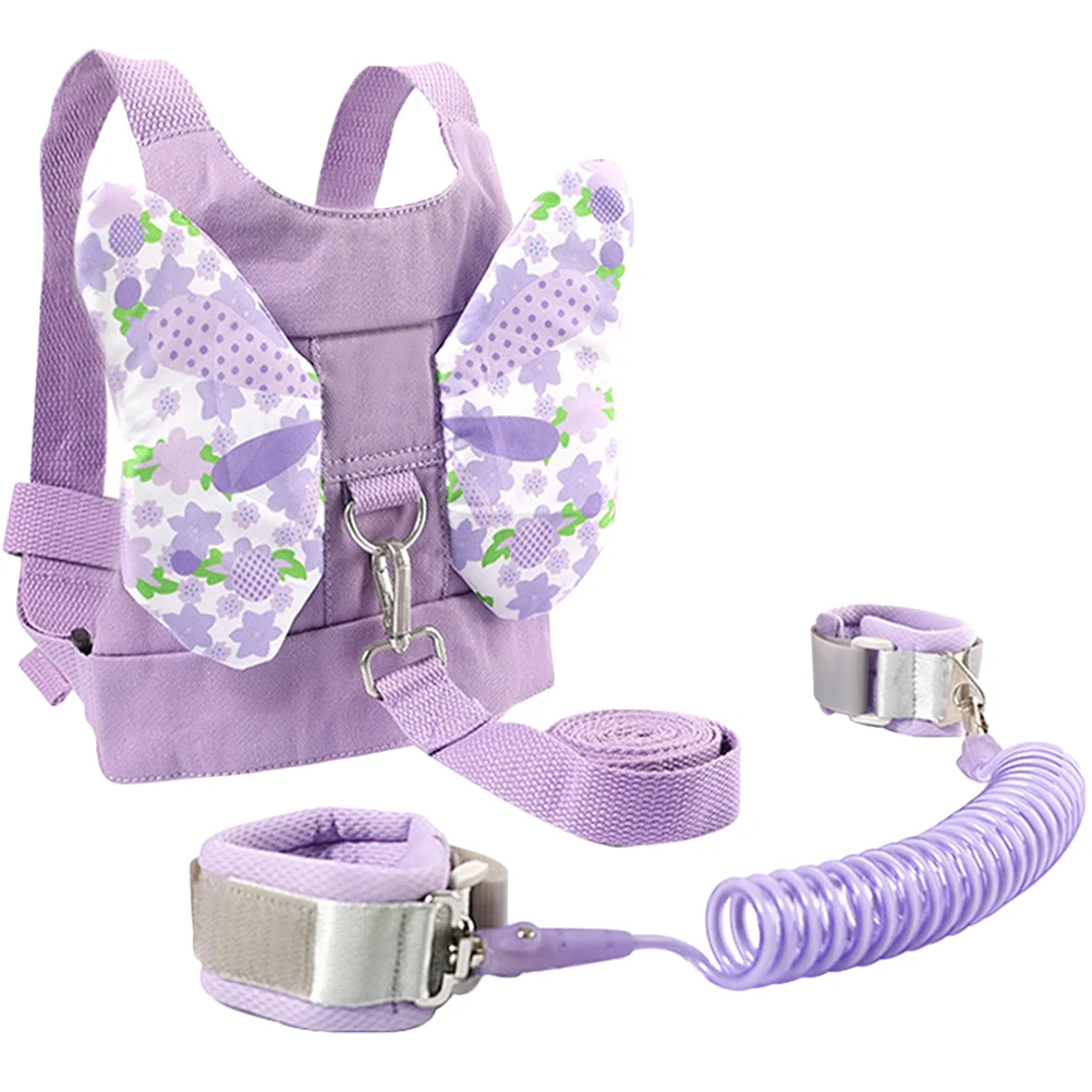 

Leash Backpack Toddler Carrying Anti Lost Wrist Link Anti-lost Belt Polyester Girl Child Collars|-f-| harnesses & leashes