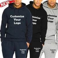 customized new fashion tracksuits unisex casual athletic sets two piecehooded hoodiepants s 4xl
