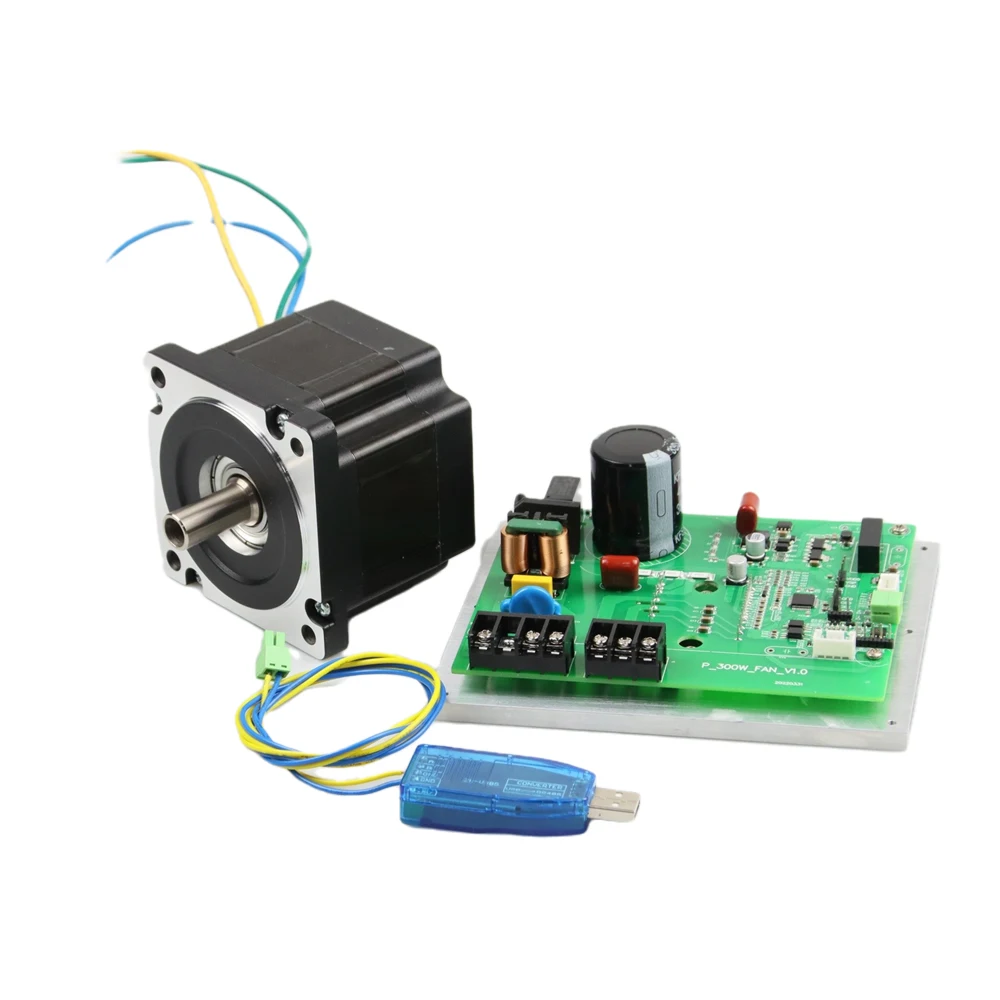 Фото Бесщеточный двигатель BLDC JKongmotor 48V 500W 750W 1kW 2kW 3kW 4kW 5kW и контроллер RS485 72V для электромобилей. №1
