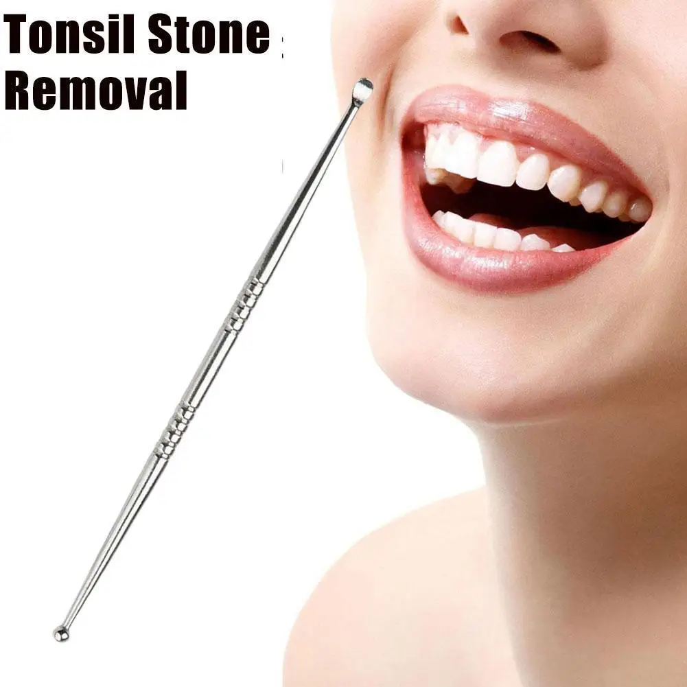 

1Pc Tonsil Stone Removal Ear Wax Remover Tool Stainless Steel Tools Care Tonsil Cleaning Remover Mouth Health Care Remover C7L7