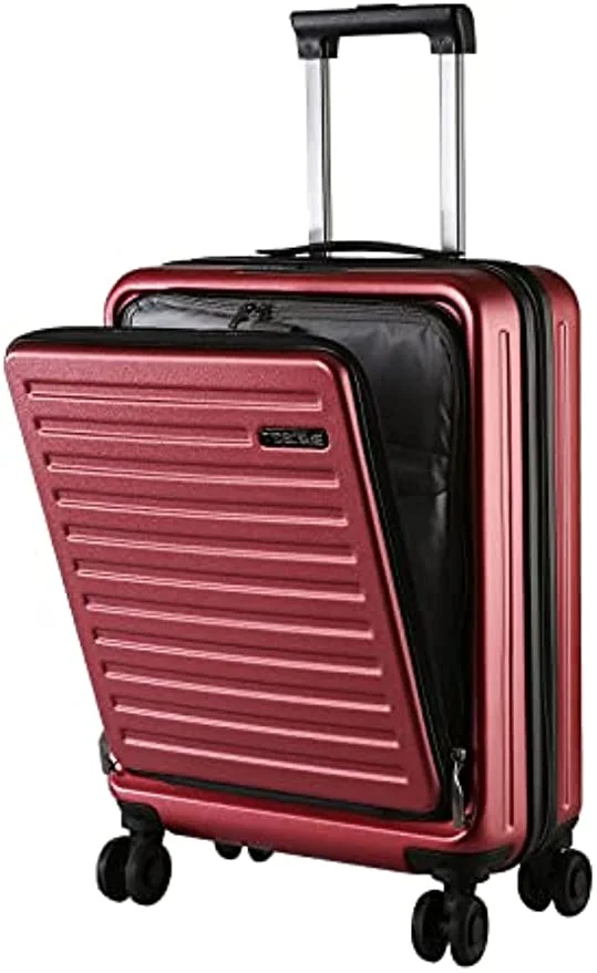 With Front Zipper Pocket & Expandable, Lightweight Abs+pc Ha