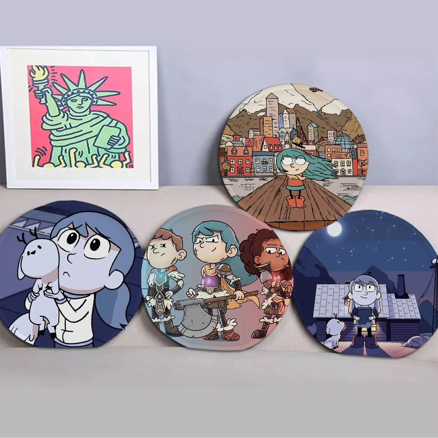 H-Hilda Frida David мультяшный коврик для подушки круглая подушка сиденья офисный