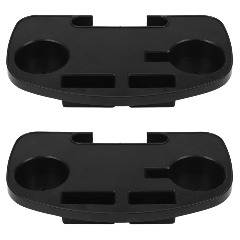 

2X Zero Gravity Lounge Chair Cup Holder Clip On Side Tray Utility Beverage Can New