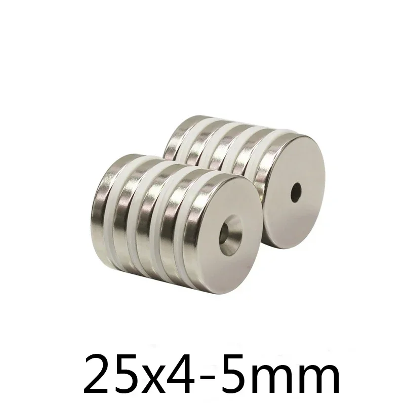

Мощные магниты 25*4-5 мм, 25x4 отверстия 5 мм для домашнего холодильника, офиса, DIY 25*4-5