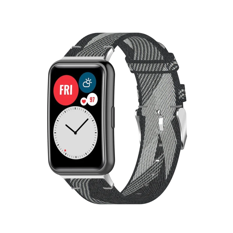 

For Huawei Watch fit Strap Nylon Braided Replacement Strap for Watch Fit Smart Watch Accessories
