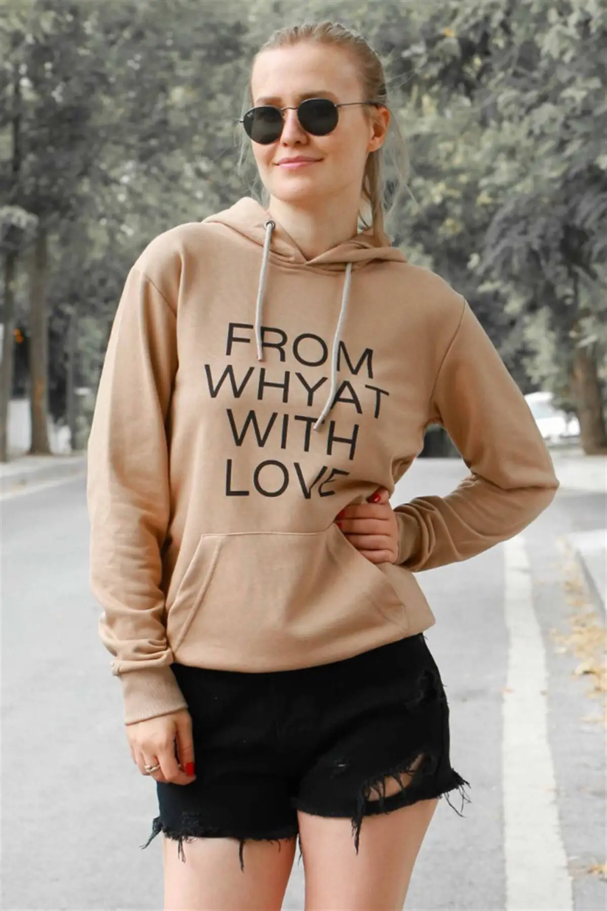 

Women's Sweatshirt Mad Girls Camel Hoodie Hoodies Fashion All Season New Designer Pullovers Fleece Hoodies