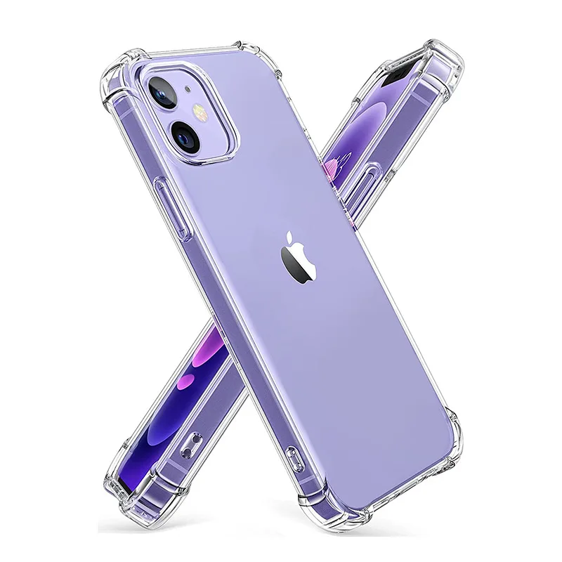 

Clear Shockproof Phone Case For iPhone 13 12 11 Pro Max XS Max X XR 8 7 6 6S Plus SE2020 12 13 Mini Silicone Case Back Cover 05