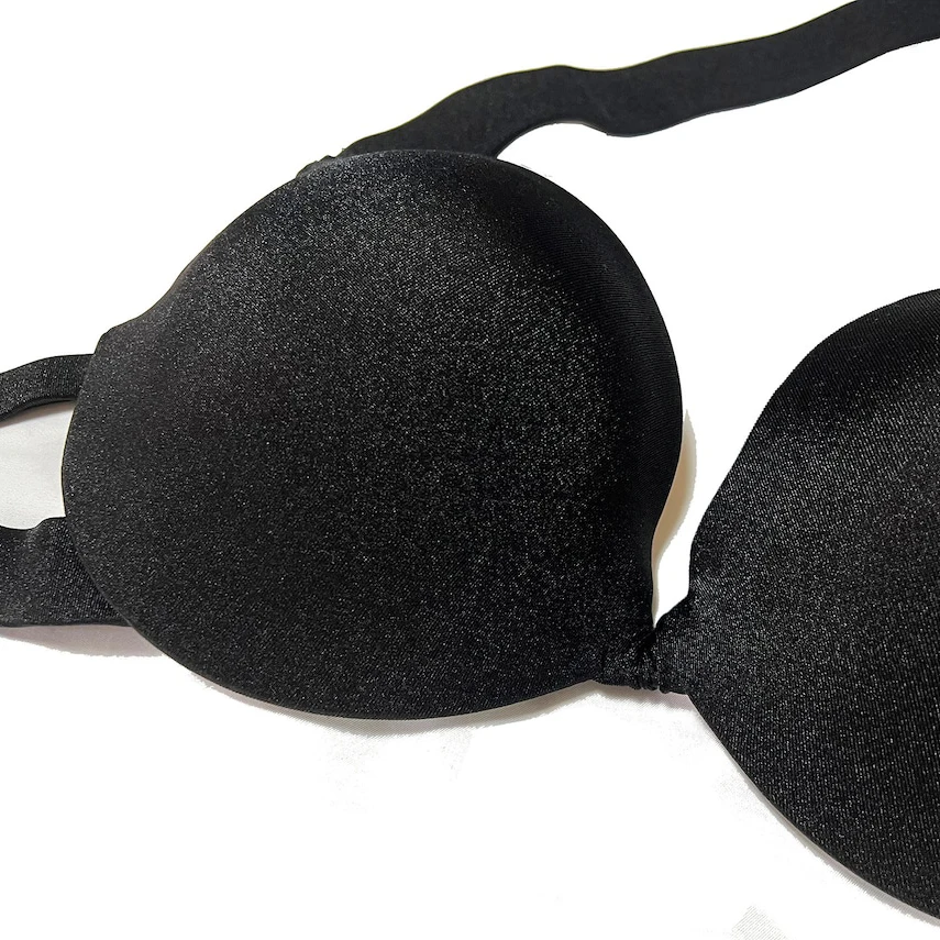 Бюстгальтер пуш-ап для танца живота однотонный телесный