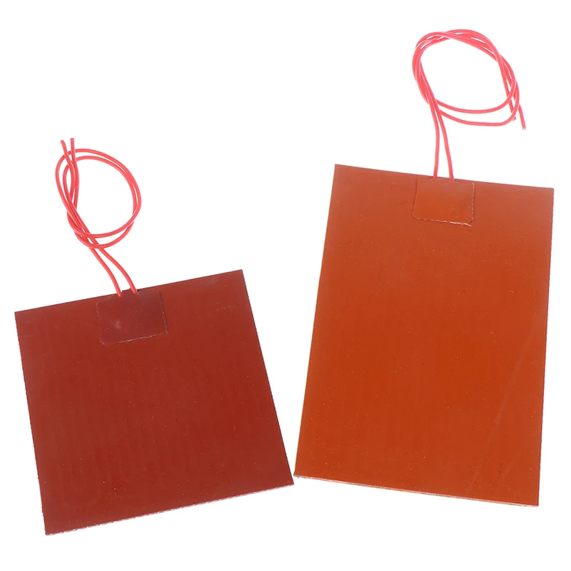 

55W 220V Engine Oil Tank Silicone Heater Pad Universal Fuel Tank Water Tank Rubber Heating Mat Warming Accessories 10x15cm