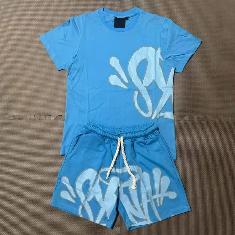 Летний повседневный костюм Synaworld футболки с короткими рукавами и оригинальным